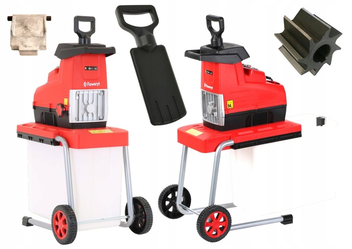 RĘBAK ROZDRABNIACZ DO GAŁĘZI FREZOWY 44mm 2800W +KOSZ FAWORYT GTR2800