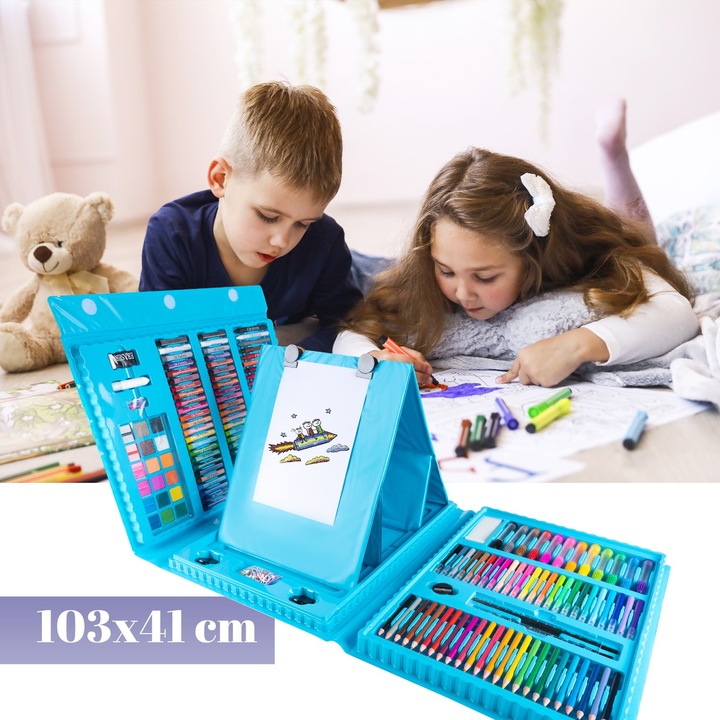 ZESTAW DO RYSOWANIA MALOWANIA Tablica + PODKŁADKA