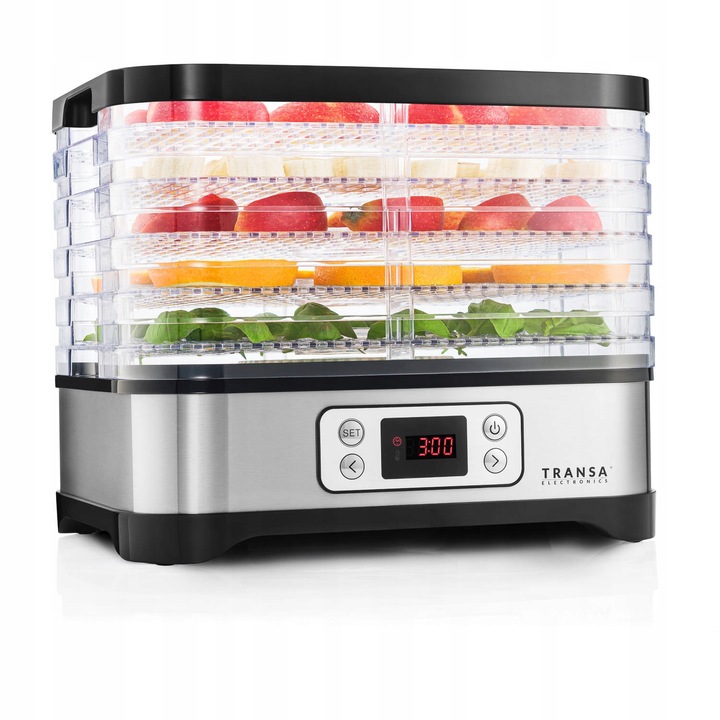 Suszarka spożywcza do GRZYBÓW WARZYW OWOCÓW MIĘSA INOX TERMOOBIEG 400W