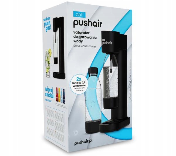 Saturator Dafi PushAir SATCZ1B + 2x Butelka 0,7L