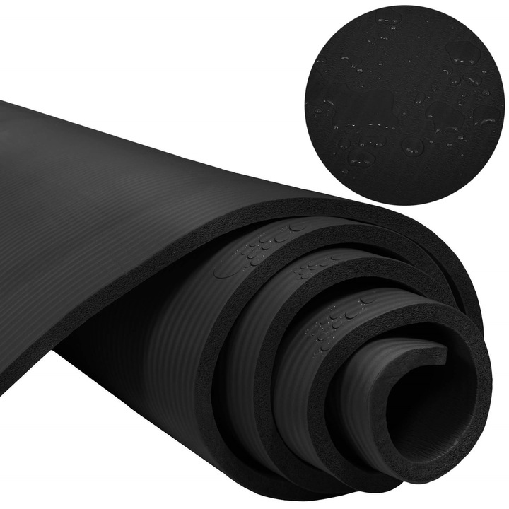 MATA DO JOGI GRUBA ANTYPOŚLIZGOWA DO ĆWICZEŃ PILATESU WYTRZYMAŁA YOGA 180cm