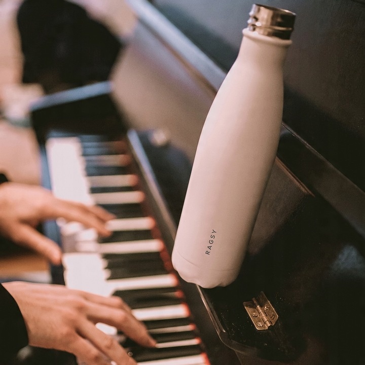 RAGSY Butelka Termiczna 750ml BPA FREE 12/24H - White/Biała