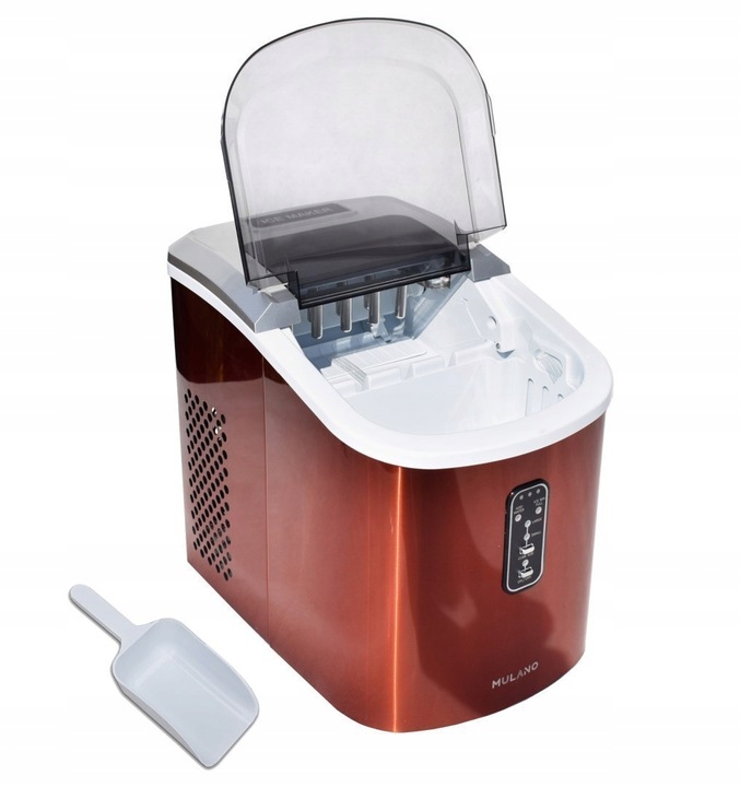 KOSTKARKA DO LODU ICE MAKER BULLET 15 KG POMARAŃCZOWA WYDAJNA MOCNA BAROWA