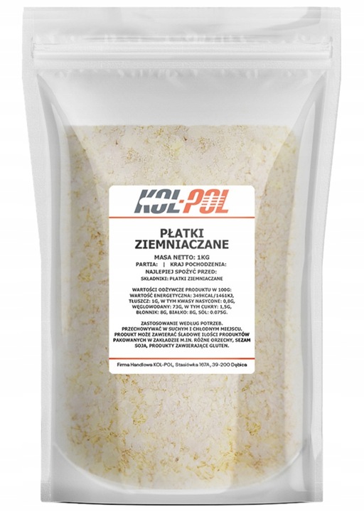 PŁATKI ZIEMNIACZANE 2,5kg Puree ziemniak naturalne | Kol-Pol