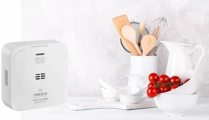 Czujnik czadu Firesco FCO-850 WF z WiFi aplikacja Tuya