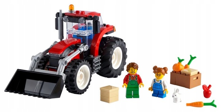 LEGO City 60287 Traktor Łyżka Ciągnik Rolniczy Klocki 5+ Torba