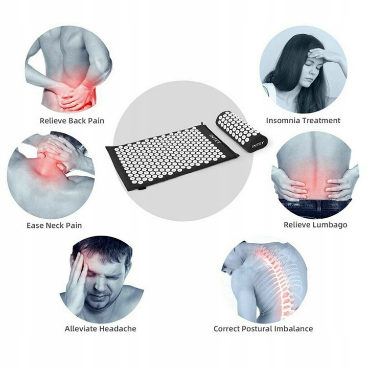 ZESTAW MATA DO AKUPRESURY PODUSZKA AKUPUNKTURA