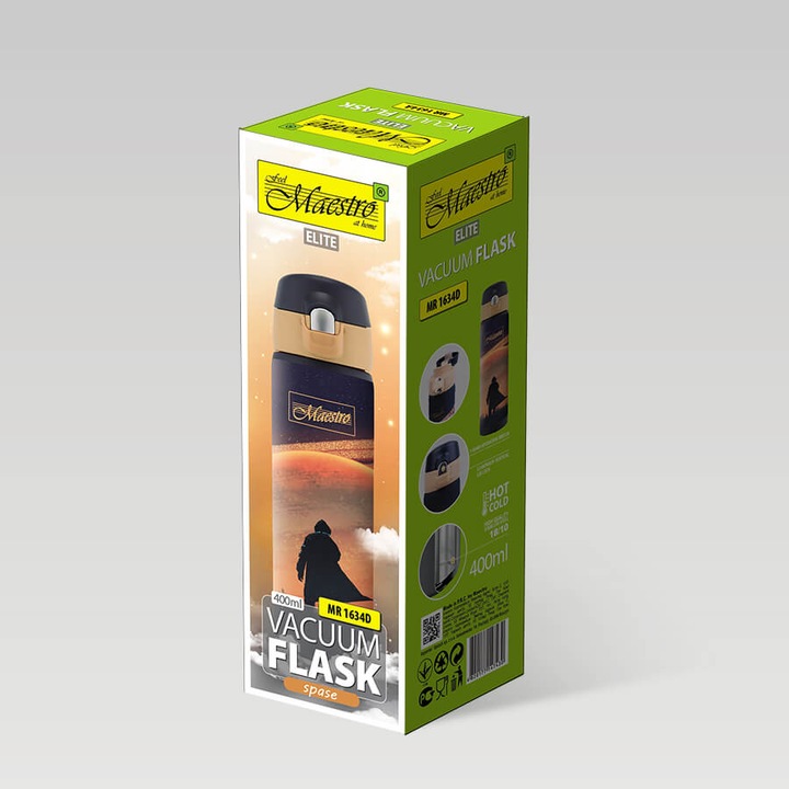 TERMOS dla Dzieci KUBEK TERMICZNY 400ml Bidon Stal