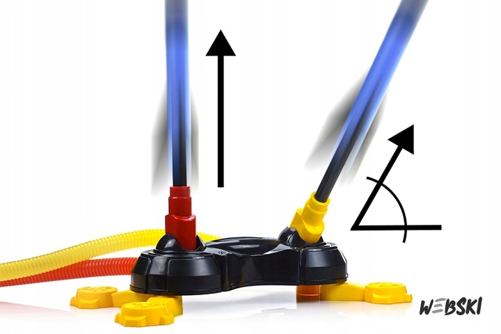 NAJLEPSZY PREZENT NA ŚWIĘTA DLA 5 6 7 8 9 10 LATKA Wyrzutnia RAKIET zestaw