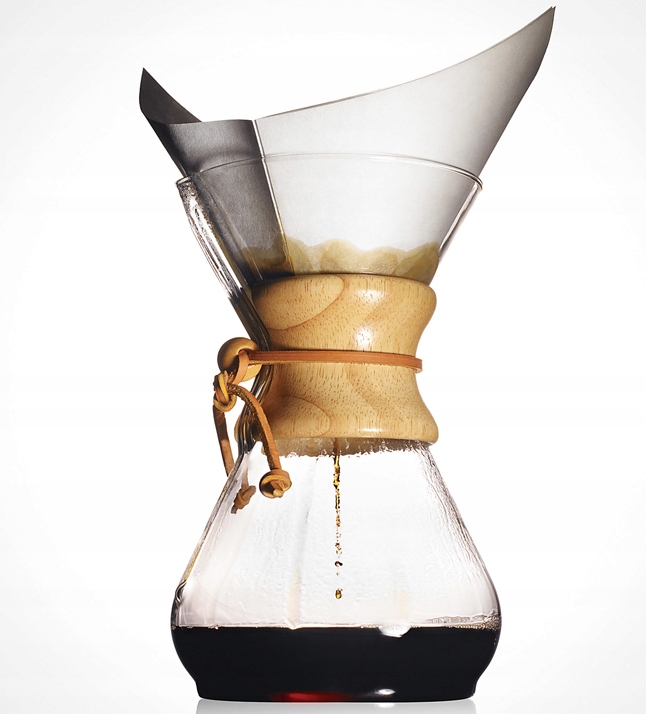 Filtry papierowe Kwadratowe do kawy Chemex 6,8,10 TZ - 100szt Brązowe