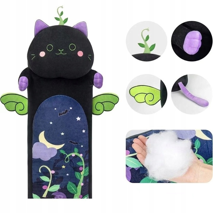 Kot Pluszak Maskotka Dlugi Kot Pluszak Koty Duzy Xxl100cm Idealny Prezent