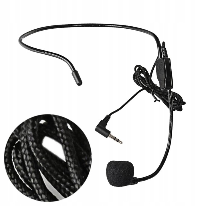 Przewodowy wzmacniacz głosu mikrofon SP-VA11 +FM przewodnik, nauczyciel