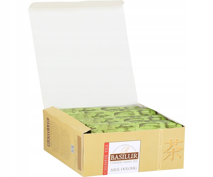 Basilur MILK OOLONG herbata zielona MLECZNA ekspresowa CHIŃSKA - 100x1,5 g