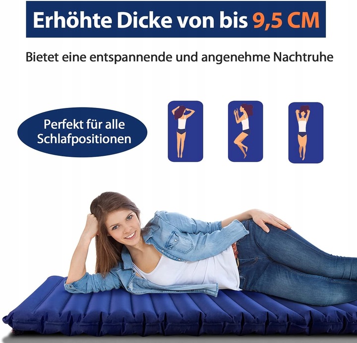 MATA/MATERAC SAMOPOMPUJĄCA WYGODNA 200x122CMx7CM