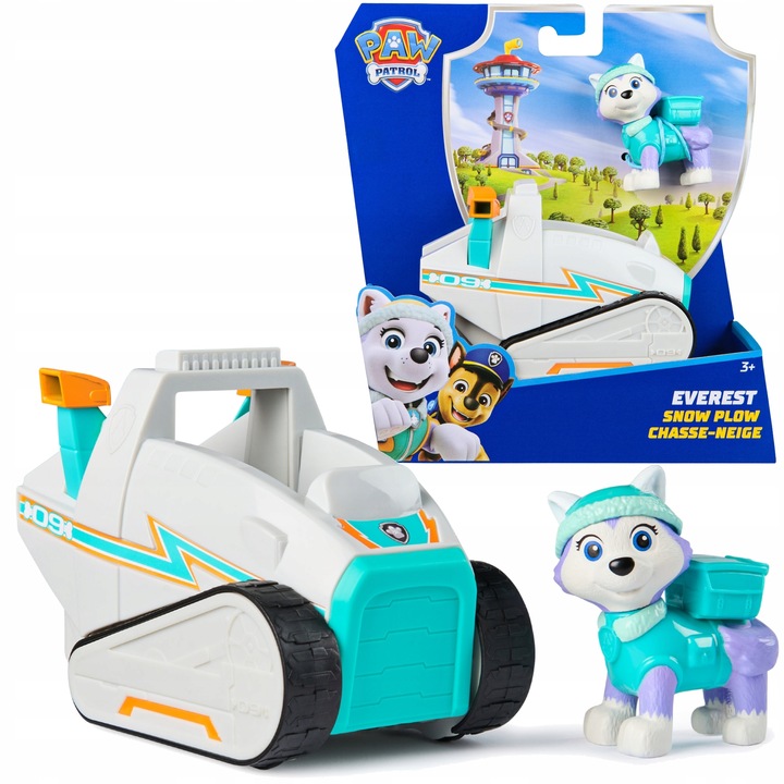 PRI PATROL EVEREST POJAZD SKUTER ŚNIEŻNY + FIGURKA