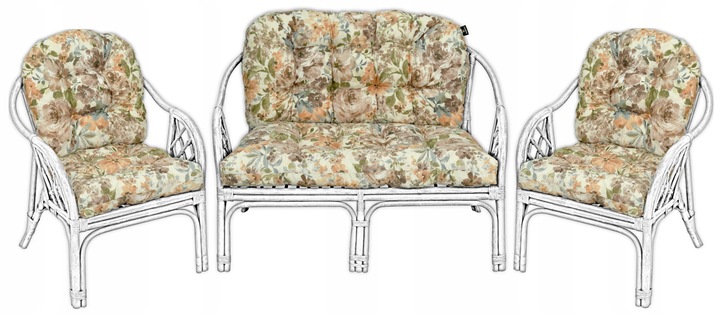 PODUSZKI NA MEBLE RATTANOWE KOMPLET SOFA FOTELE