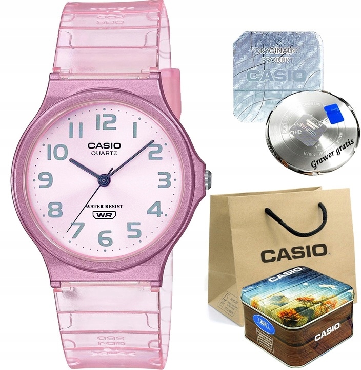 CASIO zegarek PREZENT NA KOMUNIĘ dla dziewczynki