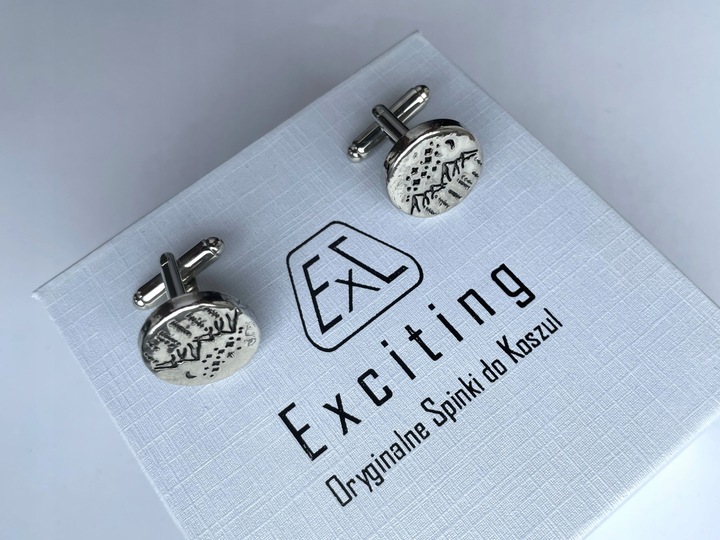 Spinki do mankietów EXC Góry Tatry Sudety Karpaty dla Ratownika GOPR Kwadra