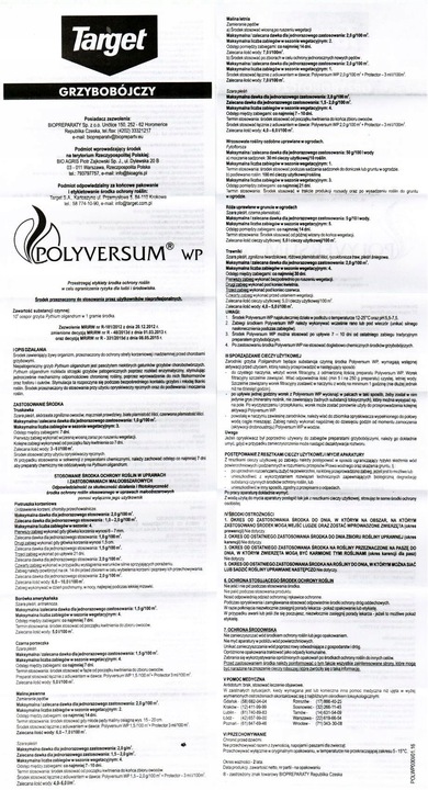 Polyversum WP naturalny środek na choroby grzybowe TARGET 5g grzyby eko
