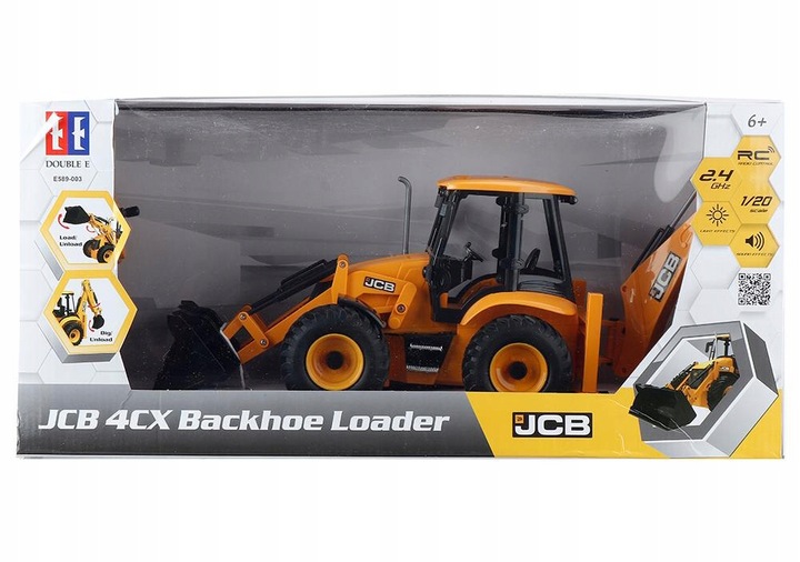 KOPARKA ŁADOWARKA RC Zdalnie Sterowana JCB +PILOT