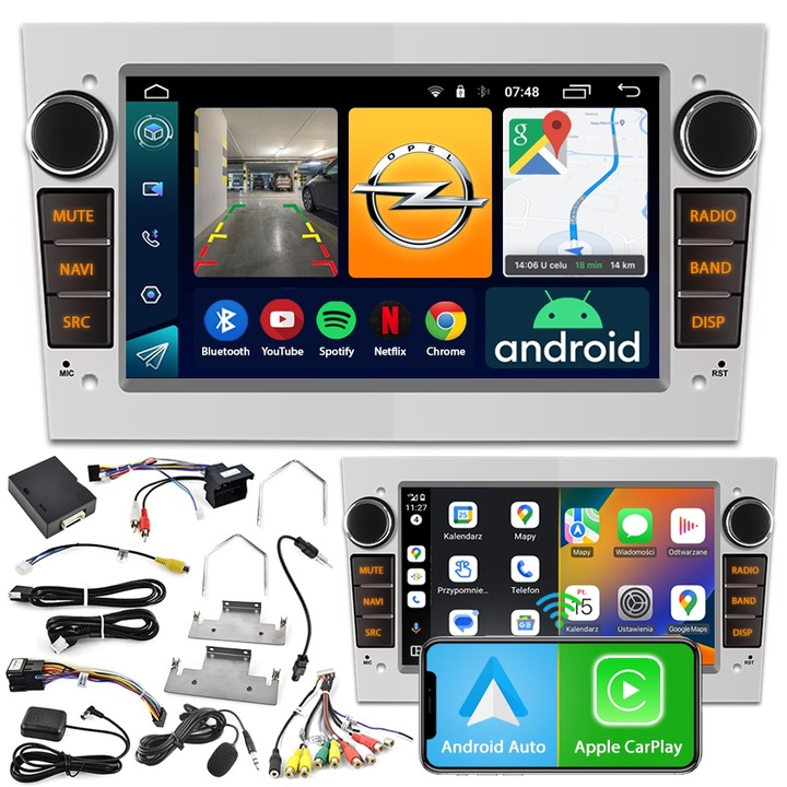 RADIO NAWIGACJA ANDROID OPEL ASTRA H CORSA D ZAFIRA B VECTRA C BLUETOOTH