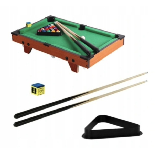 ZESTAW MINI STÓŁ DO BILARD-U BILARDOWY POOL BILE