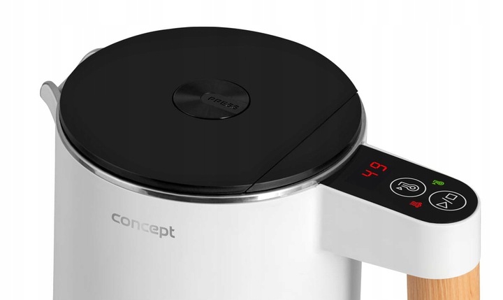 Czajnik elektryczny CONCEPT RK3300 1,5L regulacja temperatury biały 2200W