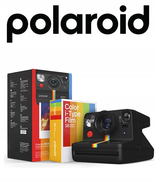 Aparat POLAROID Now + Gen 2 E-BOX Czarny