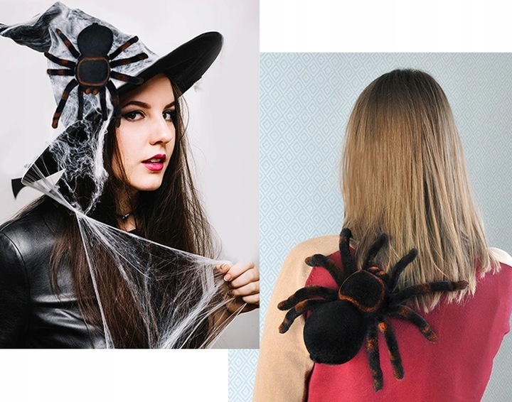 PAJĄK ZDALNIE STEROWANY LED NA PILOT DUŻY TARANTULA ZABAWKA DLA DZIECI