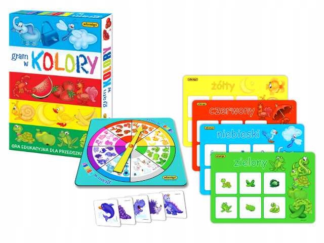 Gram W Kolory Gra Edukacyjna Dla 4 Latka Przedszkolaków 3+ Adamigo