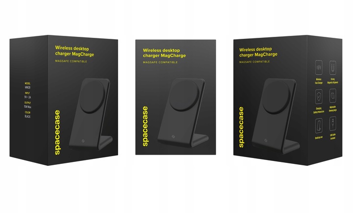 ŁADOWARKA INDUKCYJNA BEZPRZEWODOWA DO MAGSAFE STOJAK DO IPHONE 12 13 14 15