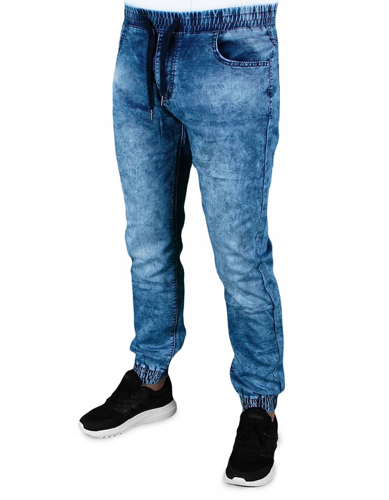 SPODNIE MĘSKIE JOGGER JEANS W35 ROZMIAR XL