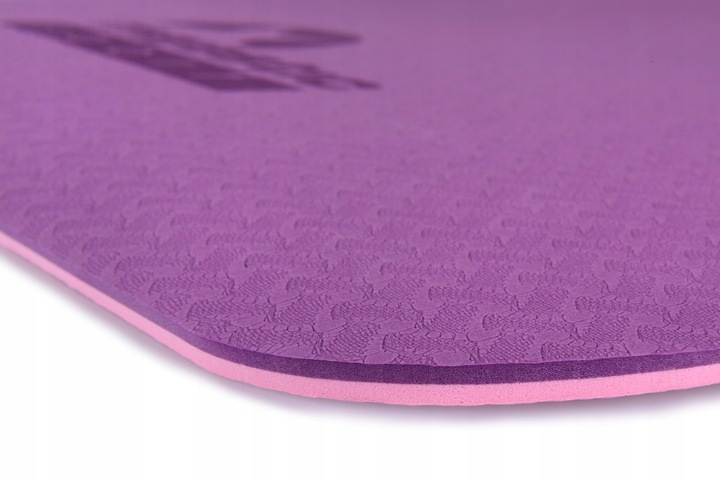 Mata do ćwiczeń Majestic Sport 183 cm x 61 cm róże i fiolety Sport