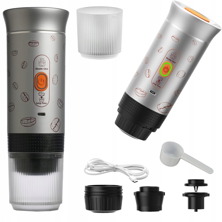 PODRÓŻNY ekspres do kawy mielonej+ na kapsułki CIŚNIENIOWY 20 Bar AEROGOGO