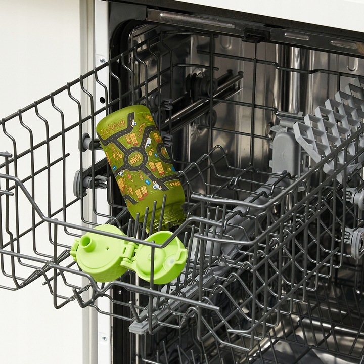 BUTELKA BIDON NA WODĘ ZIELONY AUTKA AUTA SAMOCHODY POJAZDY ION8 0,35 l