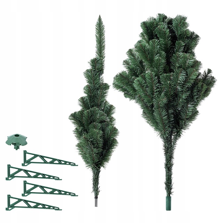 CHOINKA SZTUCZNA JAK ŻYWA 220 cm SOSNA ŚWIERK JODŁA GĘSTA PREMIUM + STOJAK