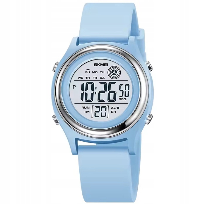 Zegarek damski elektroniczny pasek czytelna tarcza wiele funkcji