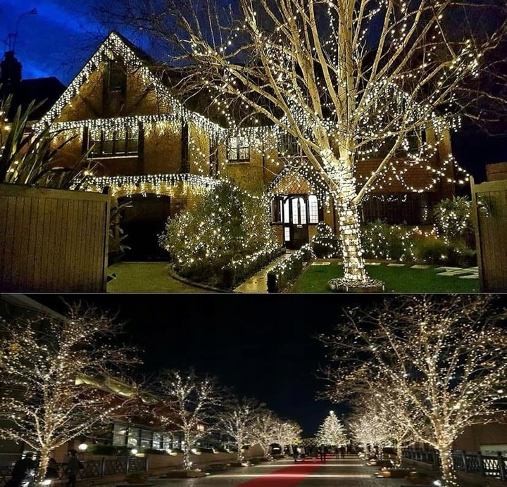 LAMPKI CHOINKOWE 200 LED FLASH ZEWNĘTRZNE WEWNĘTRZNE ŚWIĄTECZNE BIAŁY ZIMNY