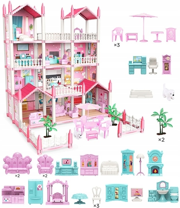 Domek dla lalek Molok Domek dla lalek 61 cm