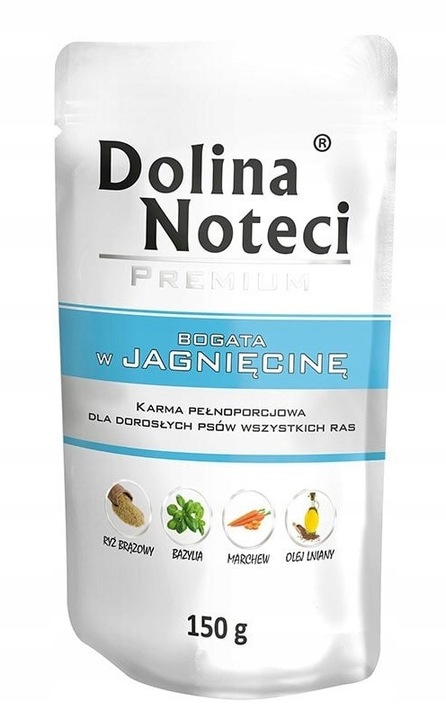 DOLINA NOTECI PREMIUM Mokra karma dla psa MIX smaków 30x150g zestaw