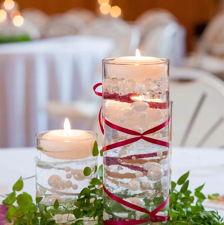 Kulki żelowe do kwiatów HYDROŻELOWE ziema hydrożel - bezbarwne 50000 sztuk