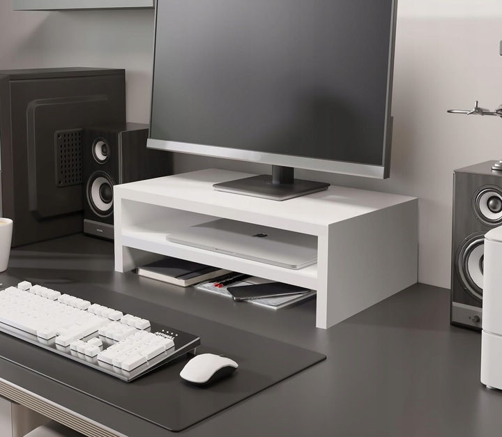 PODSTAWKA POD MONITOR PÓŁKA NADSTAWKA NA BIURKO NA MONITOR, LAPTOP STABILNA