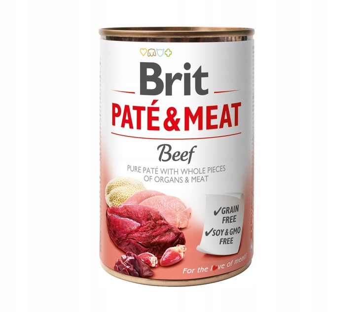 Brit Pate Meat MIX Smaków Mokra Karma dla Psa 12x400g