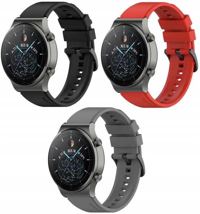3x PASEK DO HUAWEI WATCH GT 2 3 4 GT2 GT3 GT4 PRO GT2e 2e 46MM 48MM|KOLORY