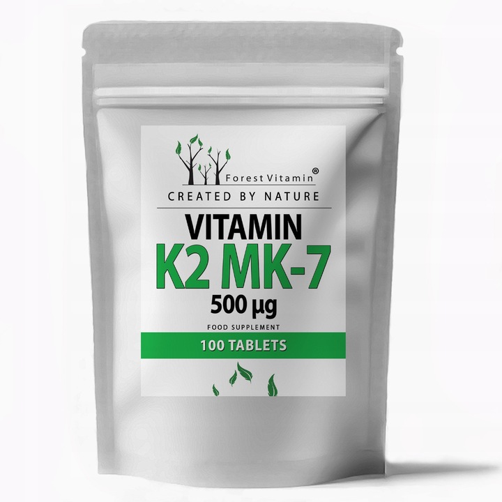 FOREST WITAMINA K2 MK-7 500mcg 100 tab NATURALNA