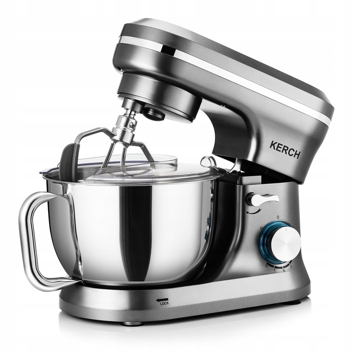 ROBOT KUCHENNY PLANETARNY MIKSER Z MISĄ KERCH FERRO GREY 4,5L