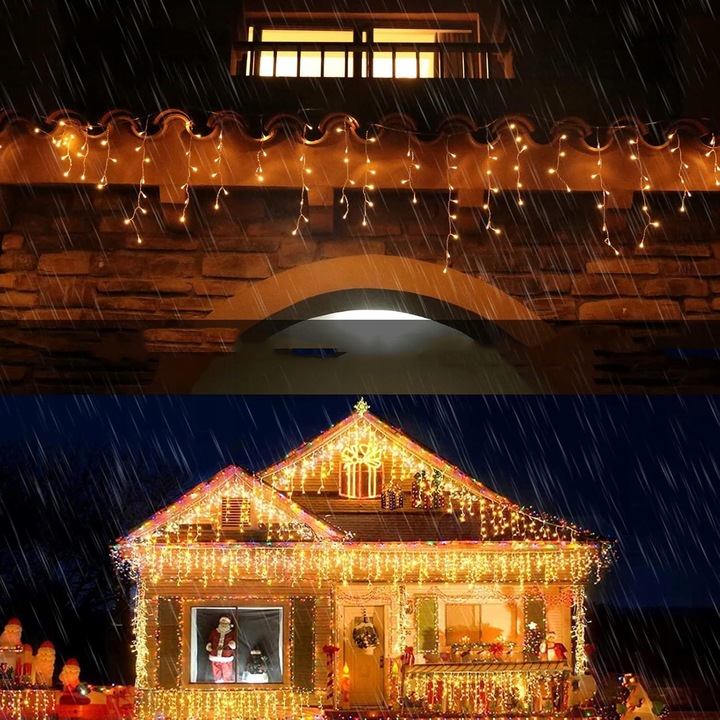 FAIRY LIGHTS NA ZEWNĄTRZ I WEWNĄTRZ,ŁAŃCUCH ŚWIETLNY LED NA BOŻE NARODZENIE