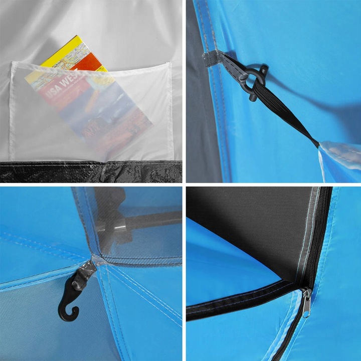 NILS Namiot Turystyczny Kempingowy 6 Osobowy Wodoodporny + Pokrowiec