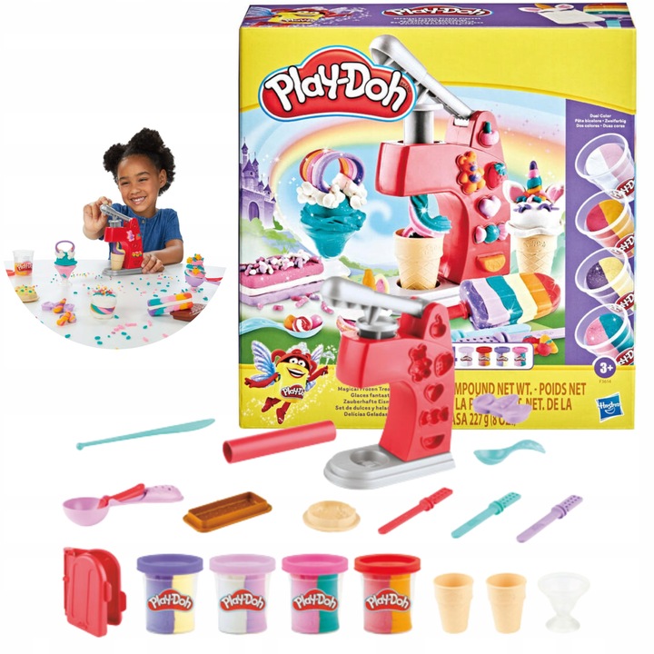 CIASTOLINA PLAY DOH MAGICZNA LODZIARNIA LODY unic