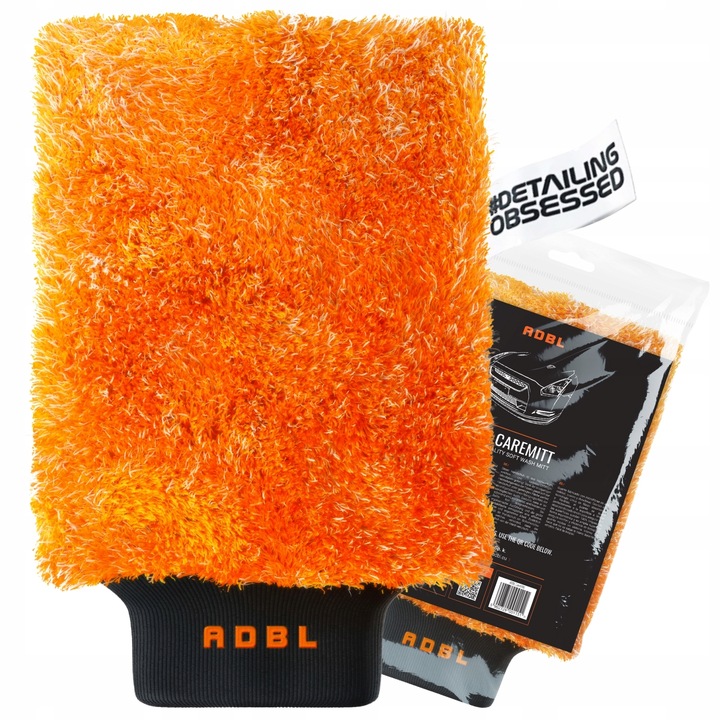 ZESTAW DO MYCIA AUTA rękawica z mikrofibry + ręcznik do osuszania + szampon